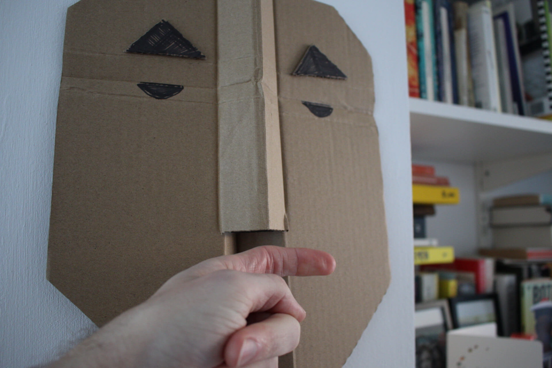 do this to interact with the mask